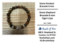 Stone Bracelet 8mm | Stone Pendants