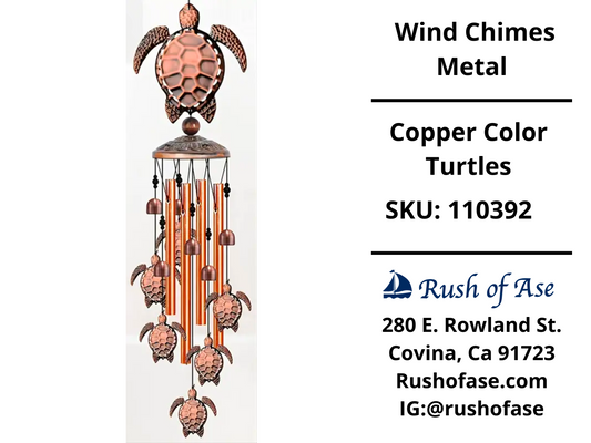 Wind Chimes Metal | Copper Color