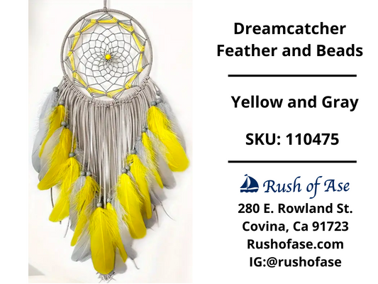 Dreamcatcher Feather and Beads