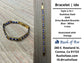 Bracelets | Orisa Bracelets | Ide | Stainless Steel Metal Beaded Bracelets – Blue and White | Yemoja
