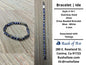 Bracelets | Orisa Bracelets | Ide | Stainless Steel Metal Beaded Bracelets – Blue and White | Yemoja
