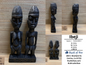 Orisa Statues | Ibeji Wood Statues - Style 2 [FREE SHIPPING USA]