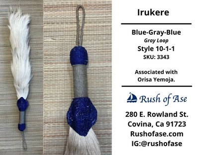 Irukere Big | Horsetail-fly-whisk | cow tail -fly-whisk  | Sheep Wool fly-whisk  [FREE SHIPPING USA]