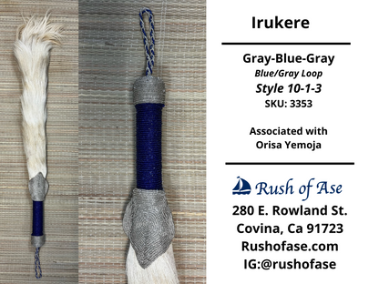 Irukere Big | Horsetail-fly-whisk | cow tail -fly-whisk  | Sheep Wool fly-whisk  [FREE SHIPPING USA]