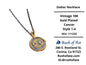 Necklace | Zodiac Necklaces | Vintage 18K Gold
