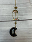 Stones | Charm Suncatcher with Stone Crescent Moon