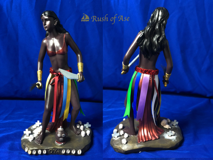 Orisa Statue | Oya Resin Statue - 18" | Style 9-4