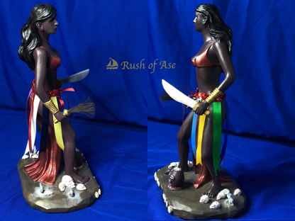 Orisa Statue | Oya Resin Statue - 18" | Style 9-4
