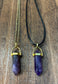 Stone Necklaces | Amethyst Hexagonal Pendant