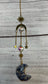 Stones | Charm Suncatcher with Stone Crescent Moon