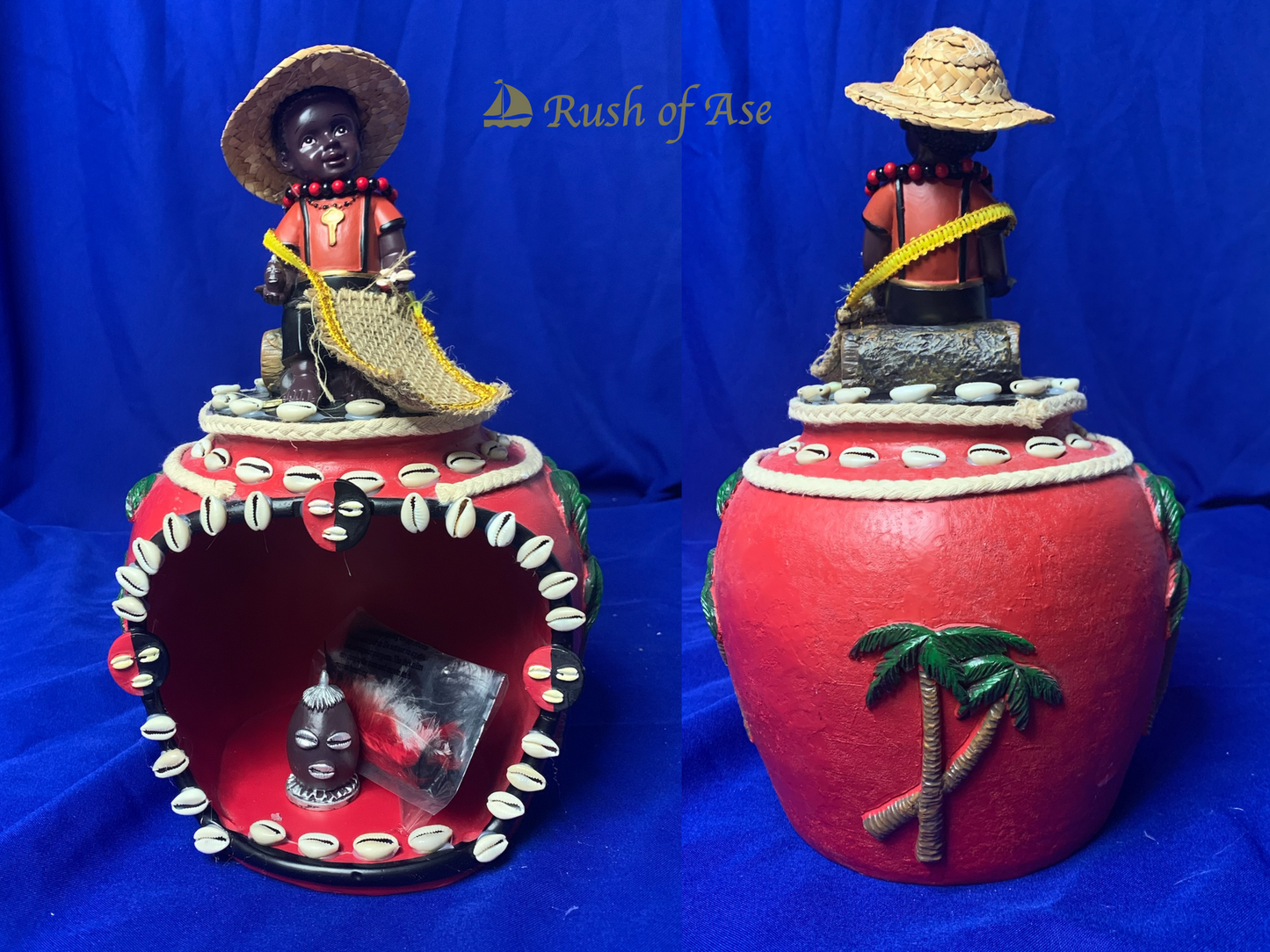 Orisa Statues | Esu Resin Statues | Esu House | Esu Ile - 13"  [FREE SHIPPING USA]