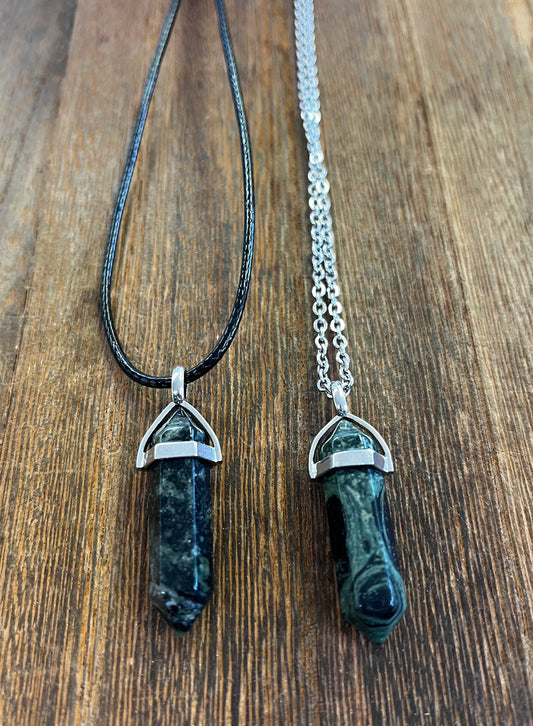 Stone Necklaces | Kambaba Jasper Hexagonal Pendant