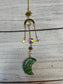 Stones | Charm Suncatcher with Stone Crescent Moon