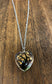 Necklaces |  Heart Shape Resin Dried Flowers Pendant