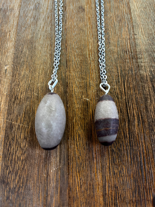 Stone Necklaces | Lingam Stone Pendant