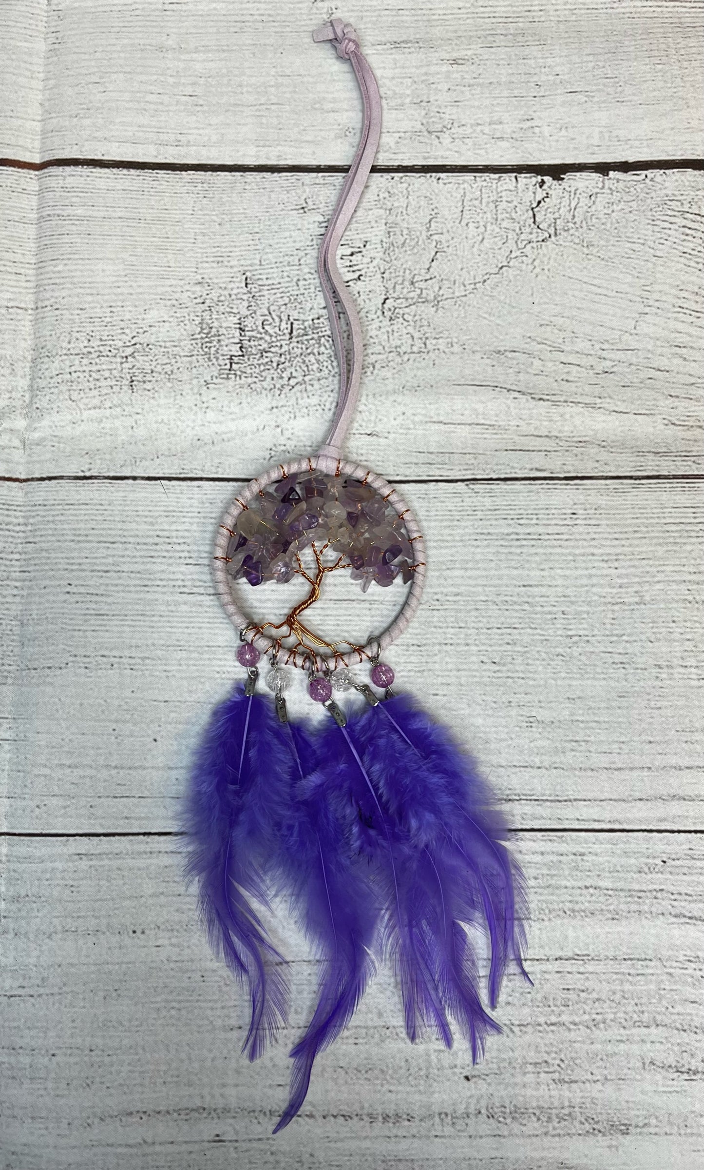 Stones | Circle Tree of Life Dreamcatcher with Feathers