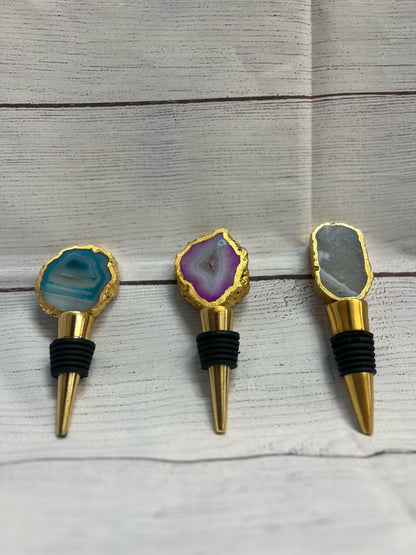 Stones | Agate Wine Stopper