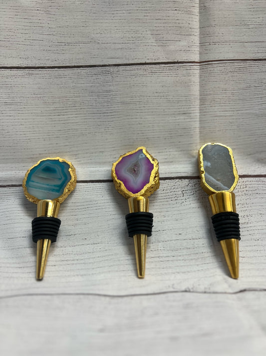Stones | Agate Wine Stopper