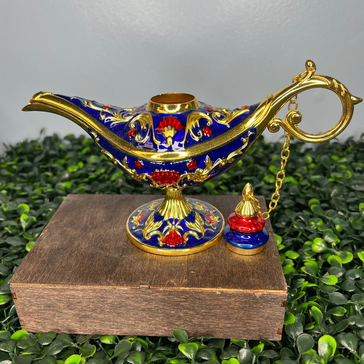 Genie Lamp Cloisonne Trinket Box