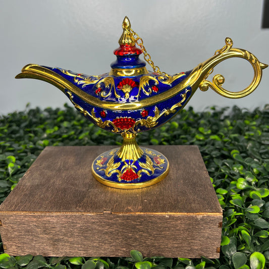 Genie Lamp Cloisonne Trinket Box