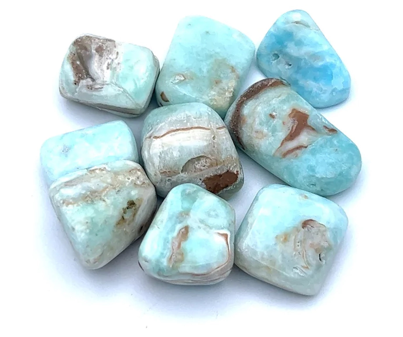Stones | Blue Aragonite | Polished Stones