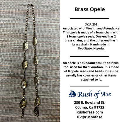 Opele Ifa | Beaded Opele | Brass Opele [FREE SHIPPING USA]