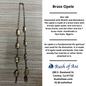 Opele Ifa | Beaded Opele | Brass Opele [FREE SHIPPING USA]