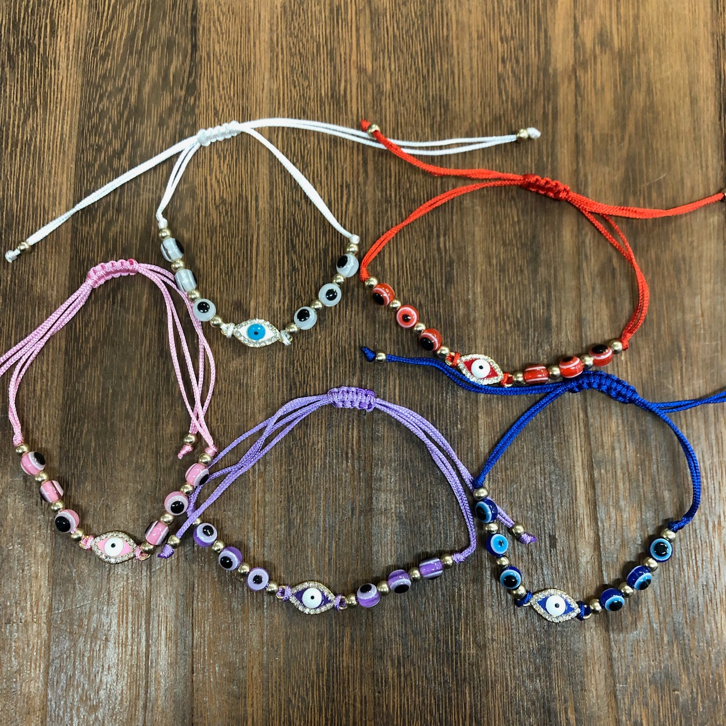 Bracelets |  Evil Eye Adjustable Bracelets