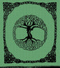 Celtic Tree Green Tapestry