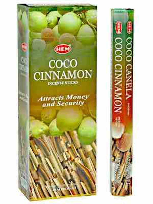 Incense Sticks | Coco Cinnamon HEM Hexagon Incense Sticks