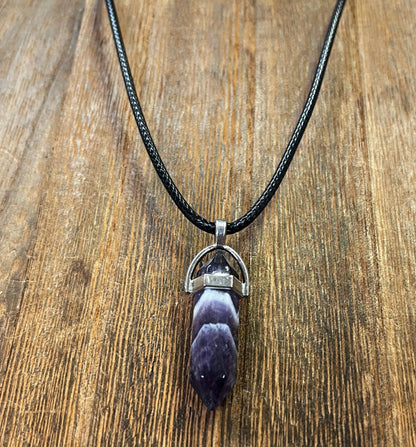 Stone Necklaces | Blue Sky Quartz Hexagonal Pendant