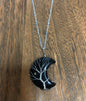 Stone Necklaces | Tree Of Life Wire Wrapped Crescent Moon Crystal Necklace