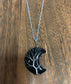 Stone Necklaces | Tree Of Life Wire Wrapped Crescent Moon Crystal Necklace