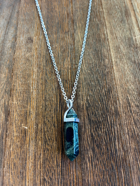 Stone Necklaces | Kambaba Jasper Hexagonal Pendant