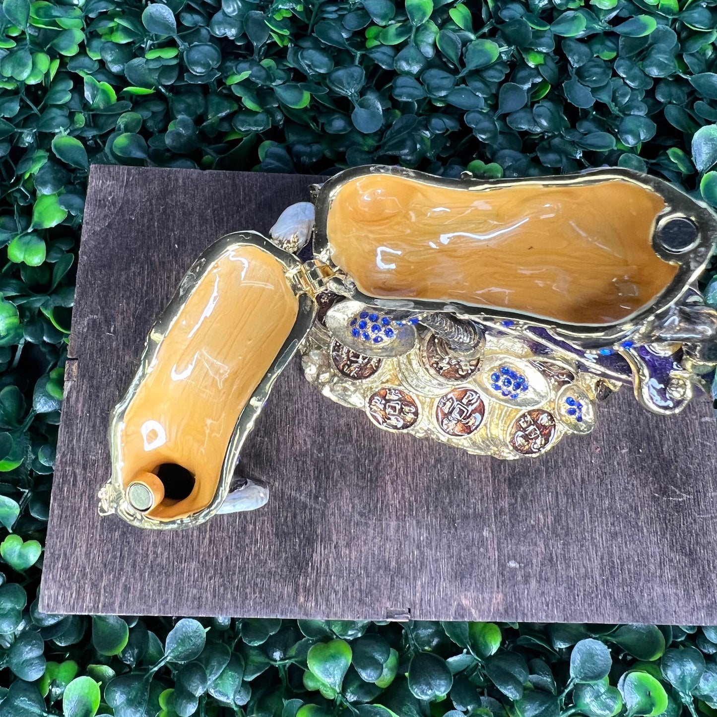 Goat Cloisonne Trinket Box