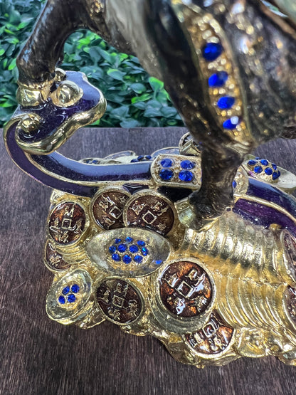Goat Cloisonne Trinket Box