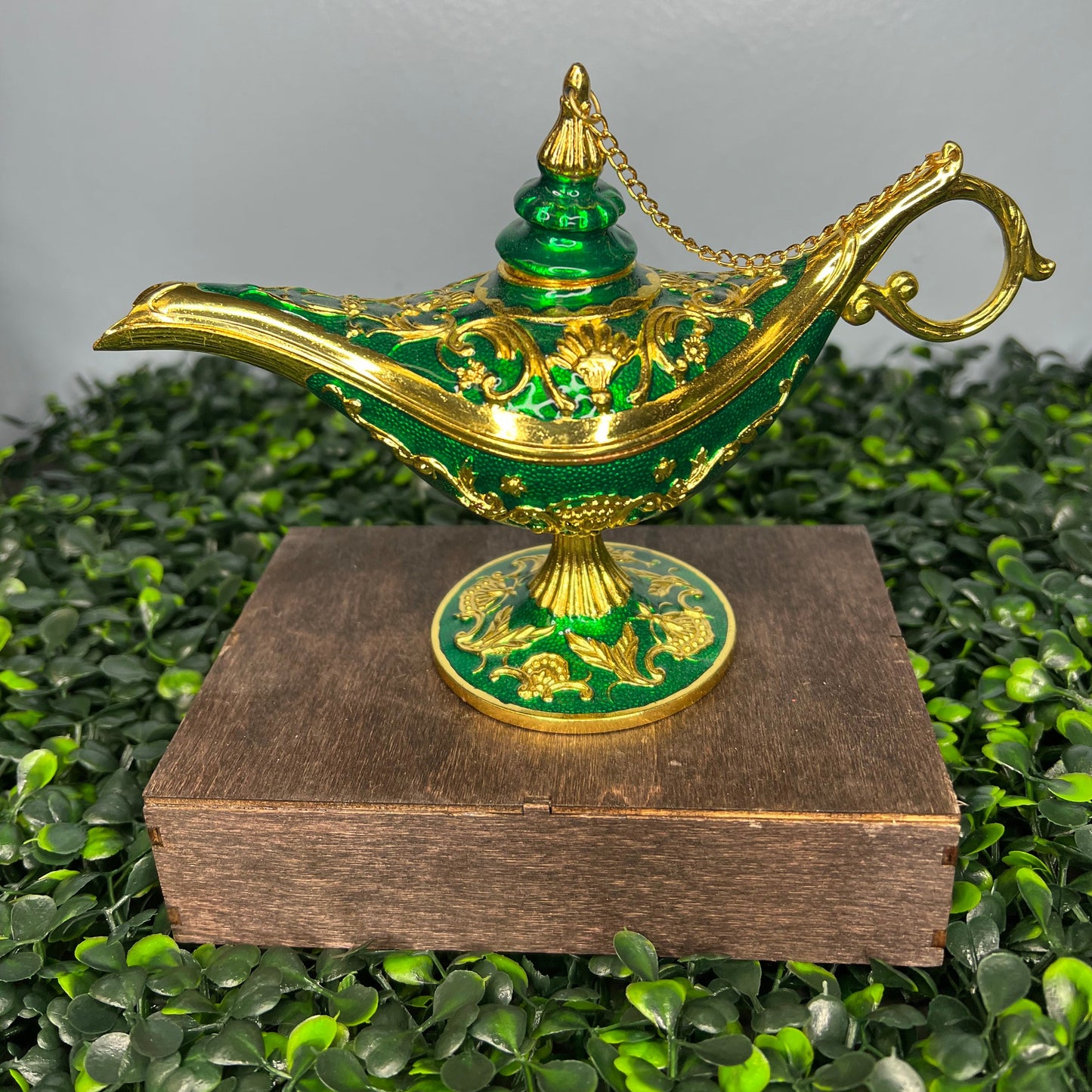 Genie Lamp Cloisonne Trinket Box