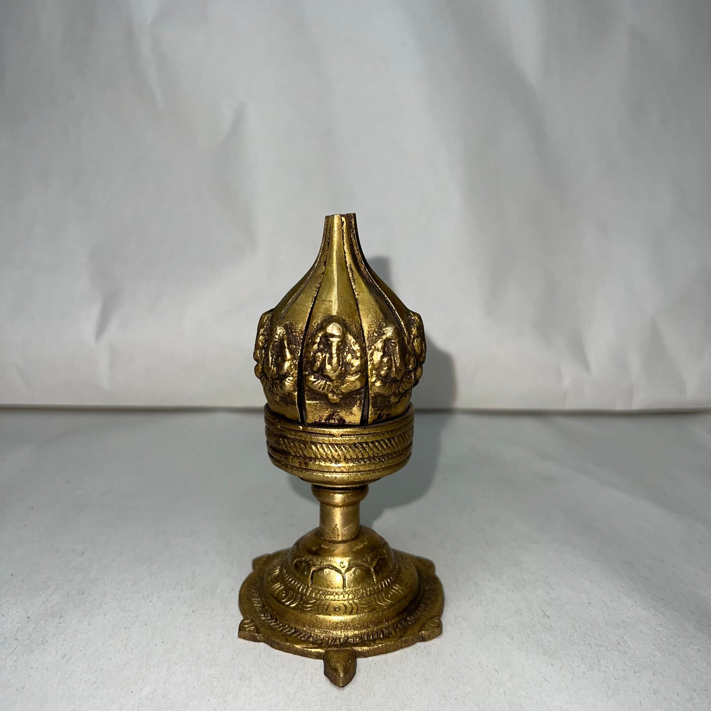Incense Burner | Lotus Antique Brass Burner