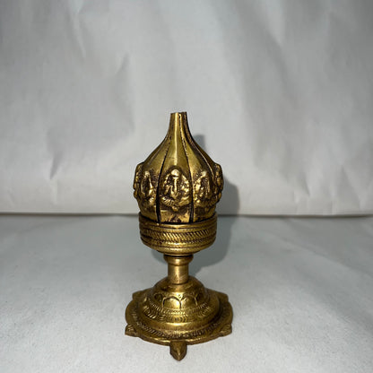 Incense Burner | Lotus Antique Brass Burner