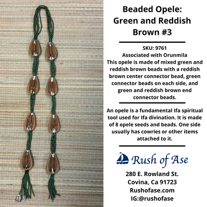 Opele Ifa | Beaded Opele | Brass Opele [FREE SHIPPING USA]