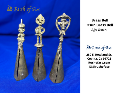 Bells | Brass Bells | Osun Brass Bell | Aja Osun [FREE SHIPPING USA]