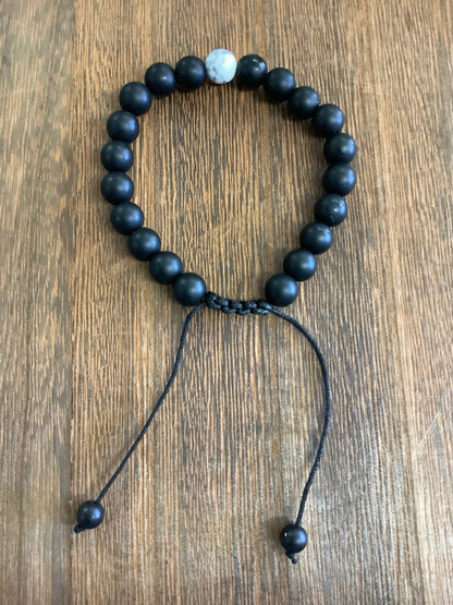 Stone Bracelet 8mm | Adjustable Stone Bracelet