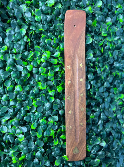 Wooden Incense Stick Boat Burners - 10"