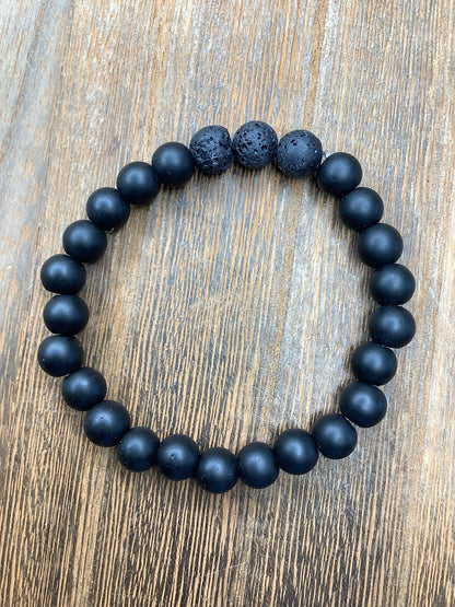 Stone Bracelet 8mm | Stretch Stone Bracelet