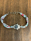 Beaded Bracelet | Multi-Strand Hamsa Charm Bracelet