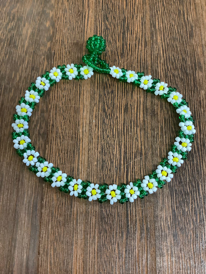 Anklet | Daisy Beaded Anklet