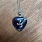 Stone Necklaces | Heart Stone with Rose Necklace
