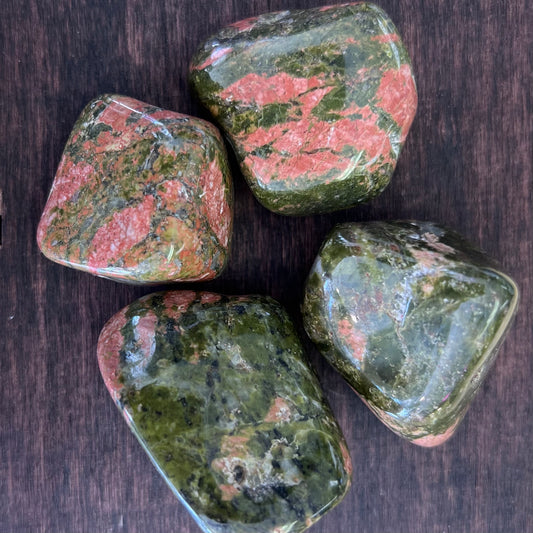 Stones | Jasper | Unakite | Polished Stones
