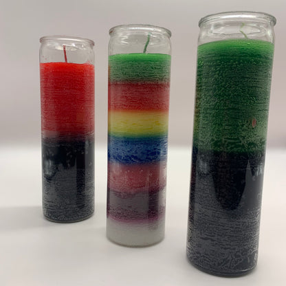 Candles | 7 Day Candles | Plain Multi-Colored 7 Day Candles  [FREE SHIPPING USA]