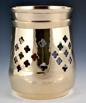 Oil Burner | Brass Aroma Lamp- Jali Cut